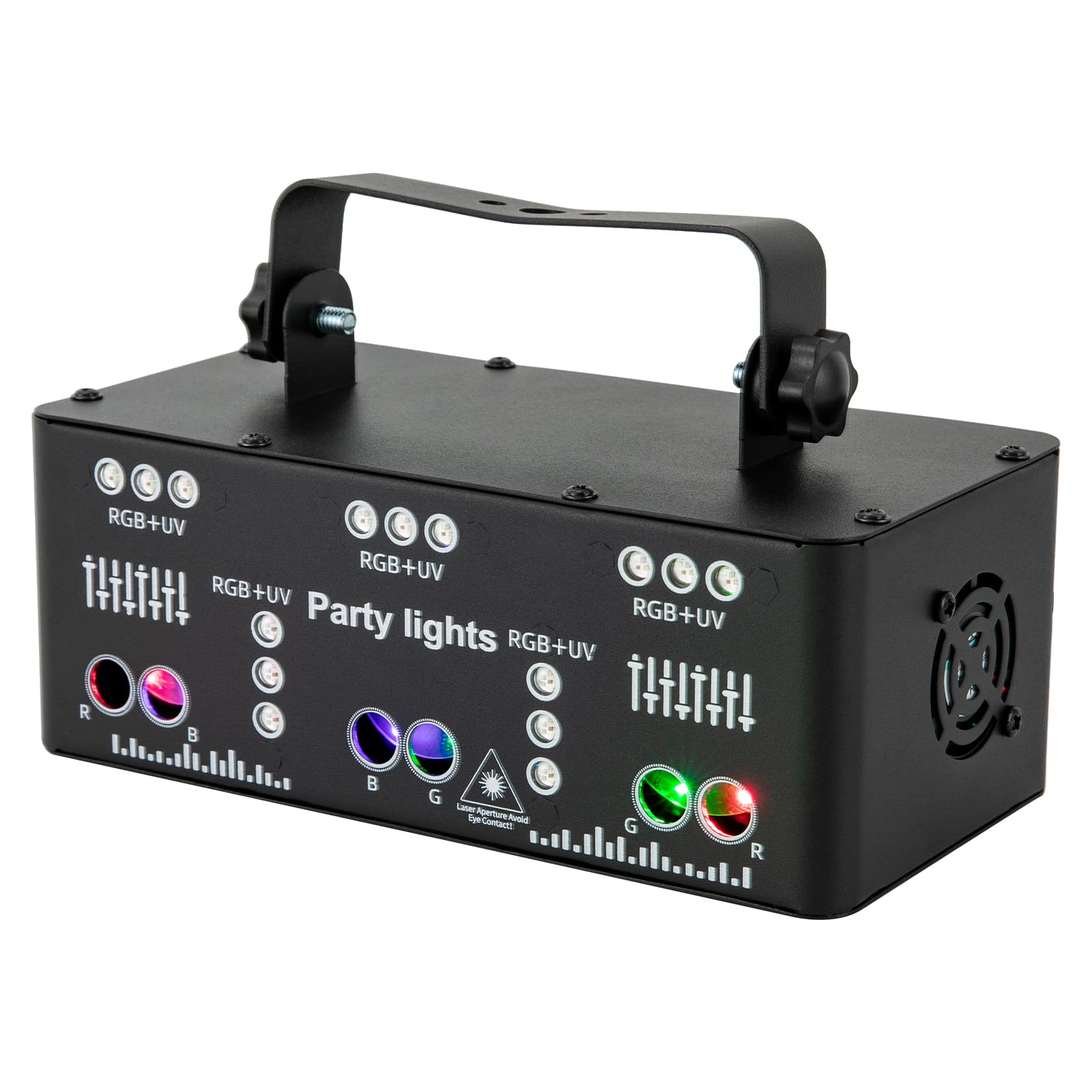 Oświetlenie dyskotekowe, 10 W, światło dyskotekowe, 21 oczu LED RGB, projektor DJ, dyskoteka, oświetlenie sceniczne, efekty świetlne na scenę, salę balową, do baru, na imprezę urodzinową