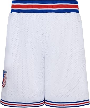 BOROLIN Mens Basketball Shorts Moive 90s Sports Pants with Two Pockets