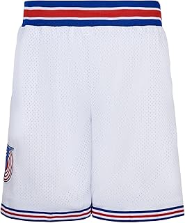 Mens Basketball Shorts Moive 90s Sports Pants with Two Pockets