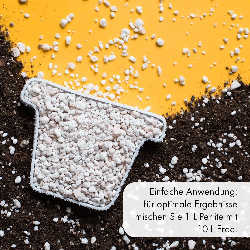 Perlite 100 Liter für Pflanzen - zur Boden- Substratverbesserung und Bodenbelüftung, Perlite dient zur Wasserspeicherung, Bewurzelung oder Anzucht
