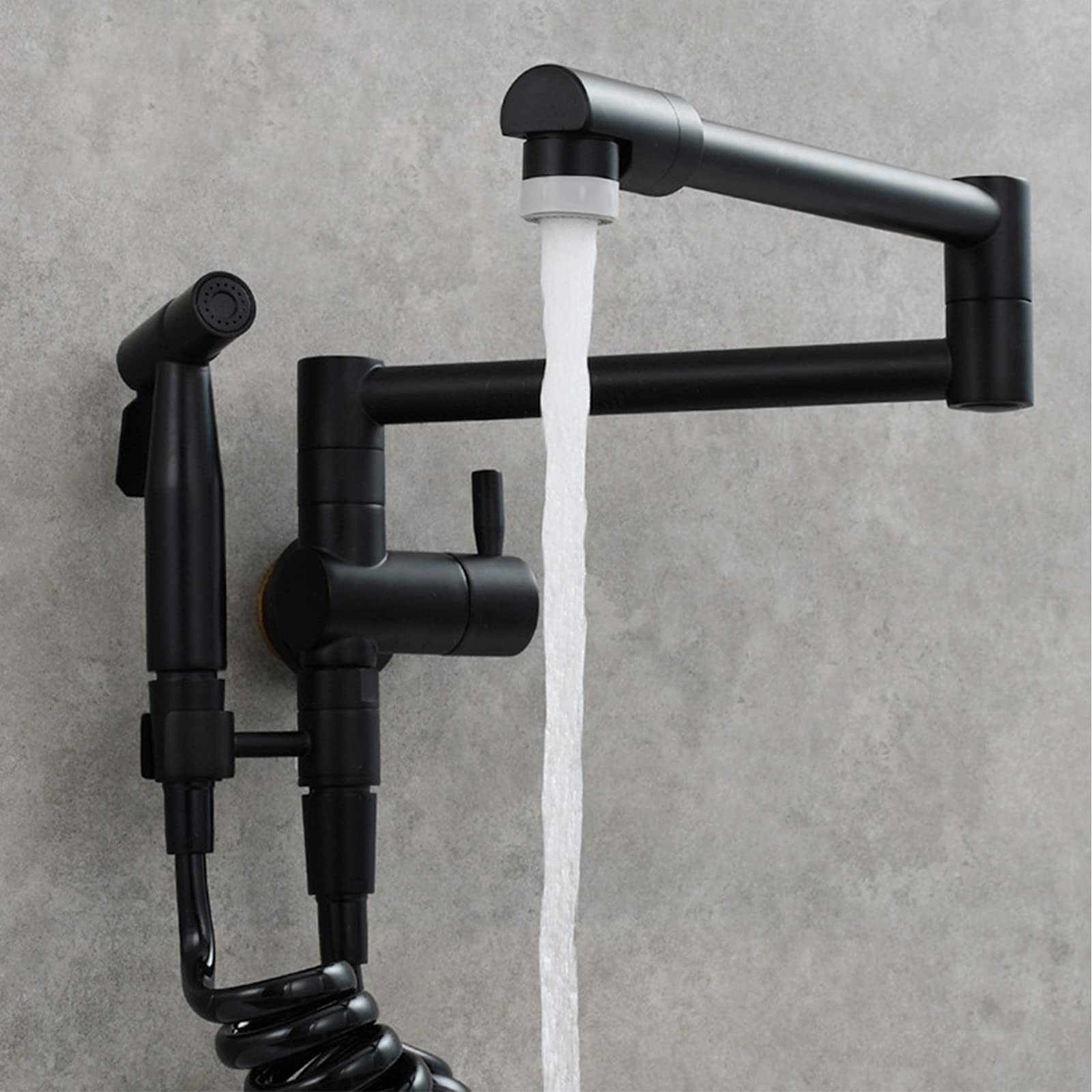 Mitigeur 1 trou cuisine robinet froid simple en laiton brossé Nero haut de gamme