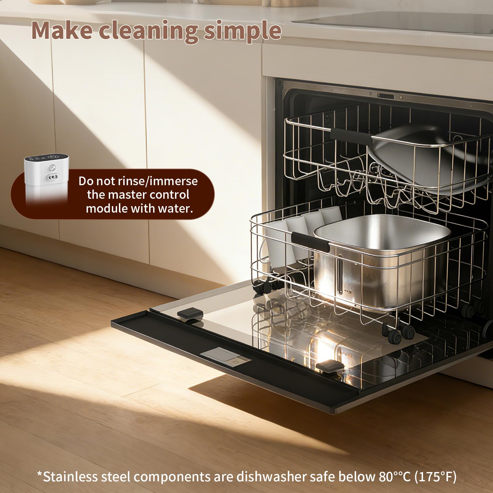 Cat Water Fountain Stainless Steel Wireless 118oz/3.5L–Cordless Battery-Operated Pet Water Dispenser with All-in-One Rechargeable Pump, 3 Smart Flow Modes,Quiet Indoor Fountain for Cats & Dogs - image 2