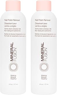 - Nail Polish Remover - Acetone-Free Nail Care with Natural Solvents - Non Drying Liquid Formula - 6 fl oz, Pack of 2
