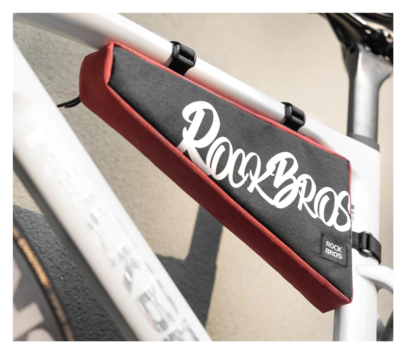 Borsa con telaio triangolare for bicicletta impermeabile da 1 pezzo da 1,9 litri