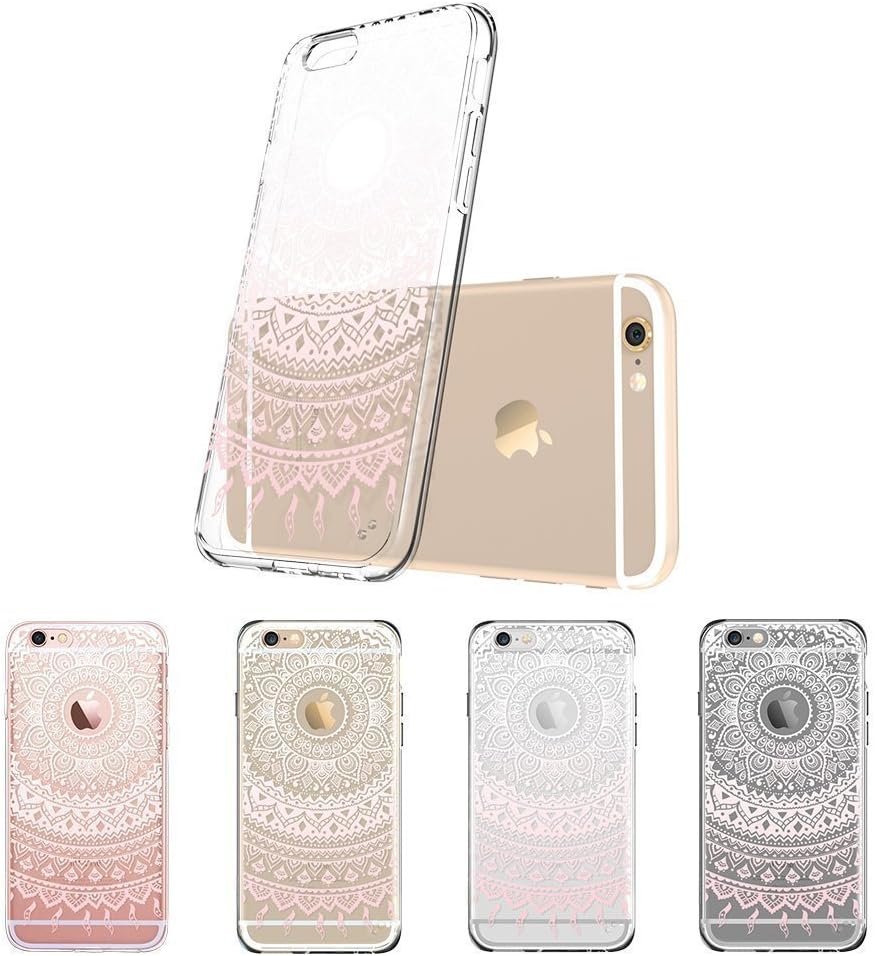 iPhone 6 6s PLUS 5.5'' Case, Anwish Mint Mandala Totem Series Plastic Hard Back Cover Protective Case for iPhone 6s PLUS/iPhone 6 PLUS