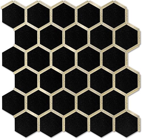 Miniatura 7 de Art3d 20ft Outside Vinyl Corner Trim with Peel and Stick Backsplash PVC Wall Tile