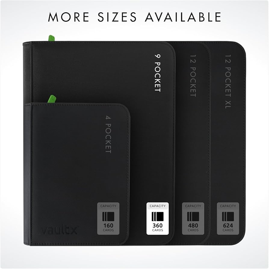 倖田來未 109 コラボ MULTI HOLDER WIDE TYPEEXE Amazon.com: Vault X 9 Pocket Trading Card Zip Binder, 360 Cards