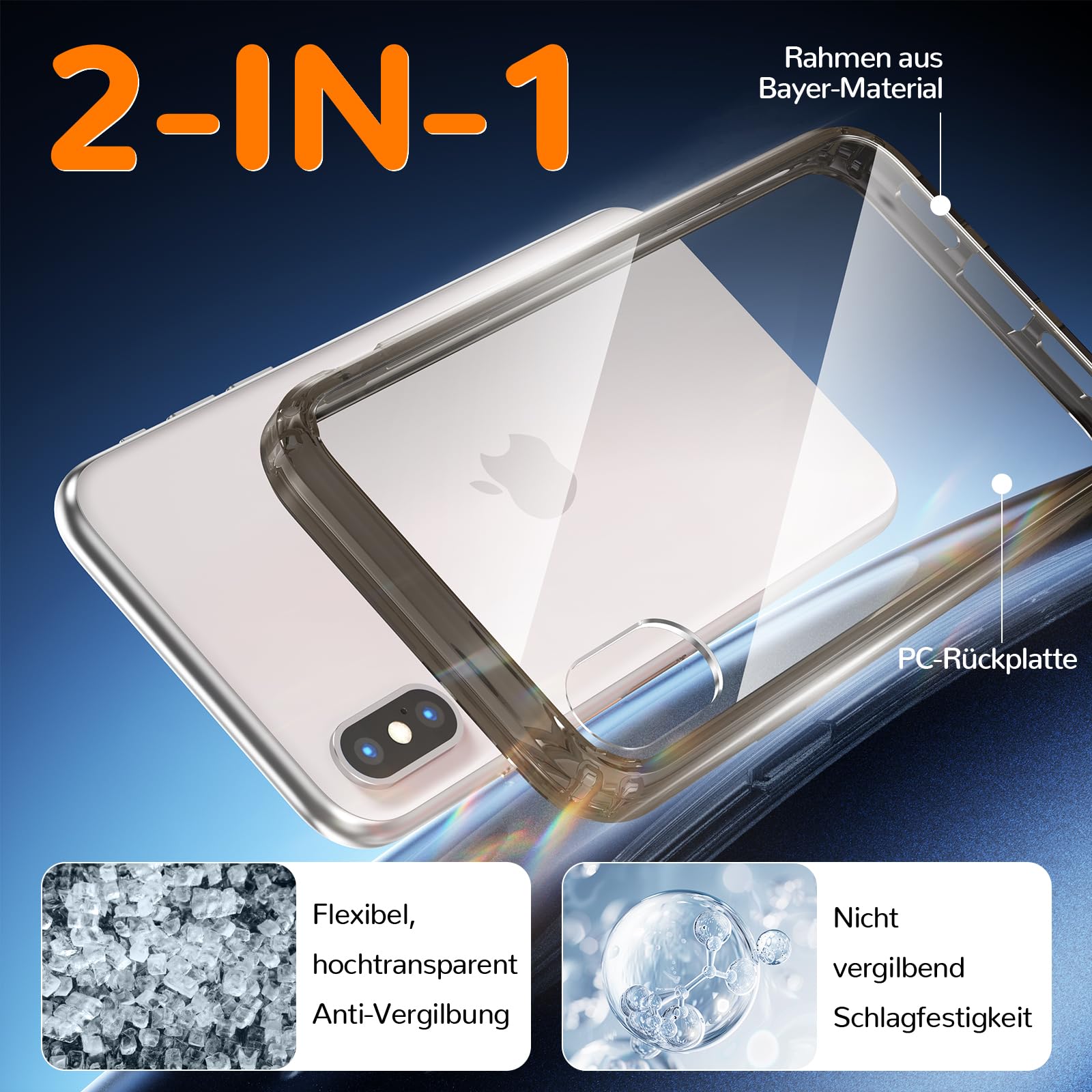 Clear Case for iPhone 15, Ultra Thin, Shockproof TPU Cover, Anti-Yellowing, Crystal Clear, Phone Case for Apple iPhone 15 - Clear — view 571