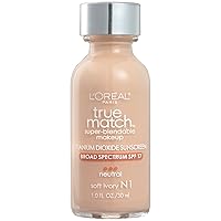 Vista 16 de L'Oreal Paris Makeup True Match Super-Blendable Liquid Foundation, Light Ivory W2, 1 Fl Oz, 1 Count C7 NUT BROWN
