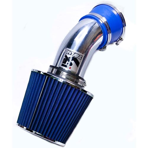 INTAKEKAI Performance Air Intake (Compatible with 1998-2005 BMW E46 323/325/328/330 with I6 models) (BLUE)