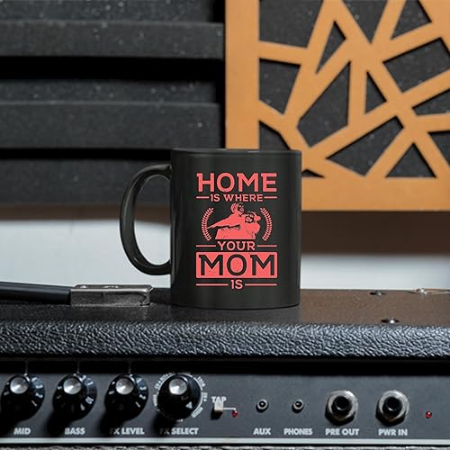 Miniatura 4 de Mothers Day Gift Idea Home Is Where Your Mom Is Perfect for Ages 221 11oz 15oz Black Coffee Mug