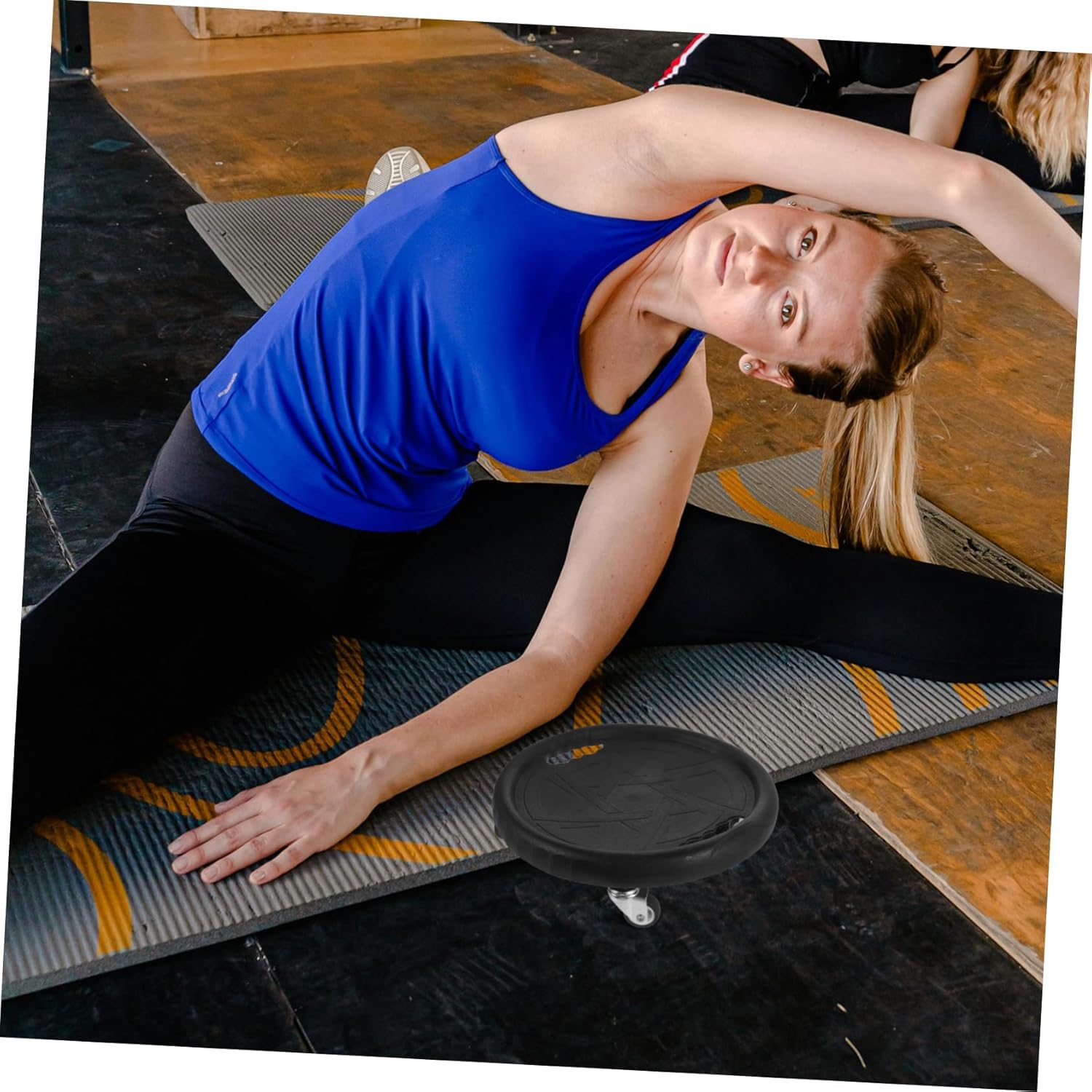 Abdominal Exercise Sliding Disc with Knee Training Equipment for Home Workouts Easy to Clean Pu Material Improves Coordination and Stability Convenient Fitness Tool