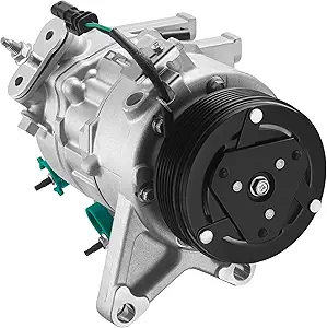 BDFHYK Air Conditioning A/C Compressor 68322 compatible with Buick Enclave 2013-2020, compatible with Chevry Traverse 2013-2020, GMC Acadia 2013-2017, Acadia Limited 2017 V6 3.6L
