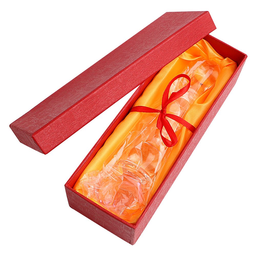 Adult G-spot Dildo Crystal Glass Sex Toys Pleasure Wand (Pink Star): Pink Bear