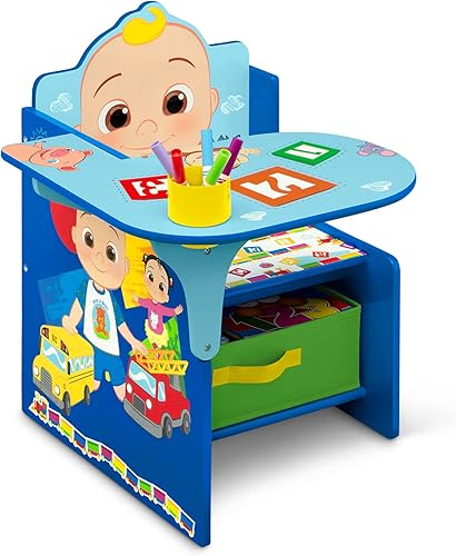 Miniatura 49 de Delta Children Space Adventures - Escritorio con silla y compartimento de almacenamiento, para artes y manualidades, merienda, educación en casa,