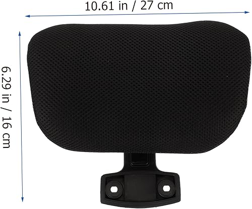 Miniatura 2 de Silla ergonómica para computadora, soporte lumbar, cojín grande y alto, altura ajustable, reposacabezas para oficina