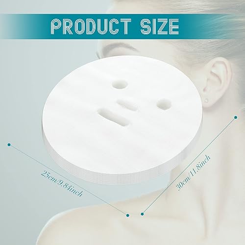 Miniatura 2 de Maitys 150 piezas de gasa precortada de algodón facial de gasa para cuidado de la piel para spa facial, alta frecuencia (8 x 10 pulgadas, estilo de