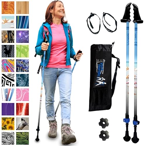 York Nordic Motivator Walking Poles (2-Piece Adjustable)