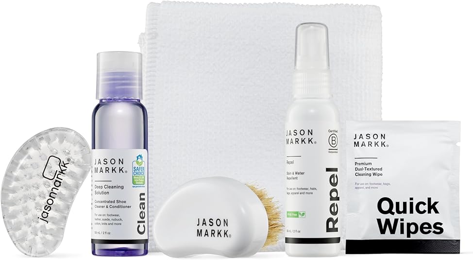 Jason Markk Shoe Cleaning - Shoe & Sneaker Care Sets: Essential Kit, Starter Kit & Box - Deep Cleaning Solution Kits