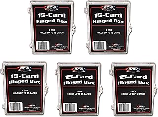 BCW 15 Card Hinged Box - 5 ct