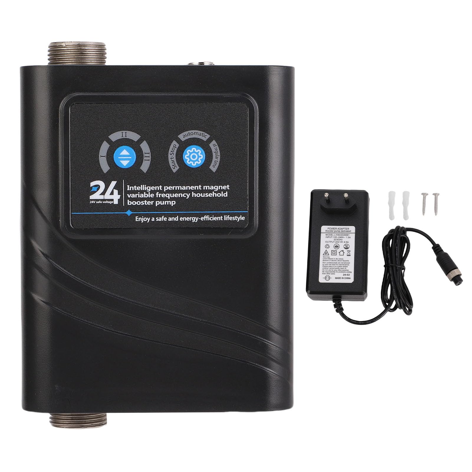 Pompa del Booster a Pressione Dell'acqua 120 W 3 Marce per L'irrigazione del Giardino Doccia Domestico (Plug dell'UE 100-240 V.)