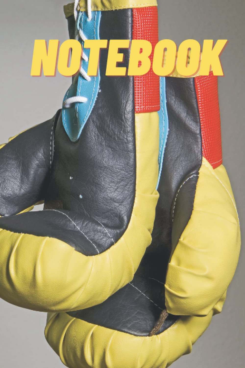 Notebook: Boxing Themed Blank Lined Notebook
