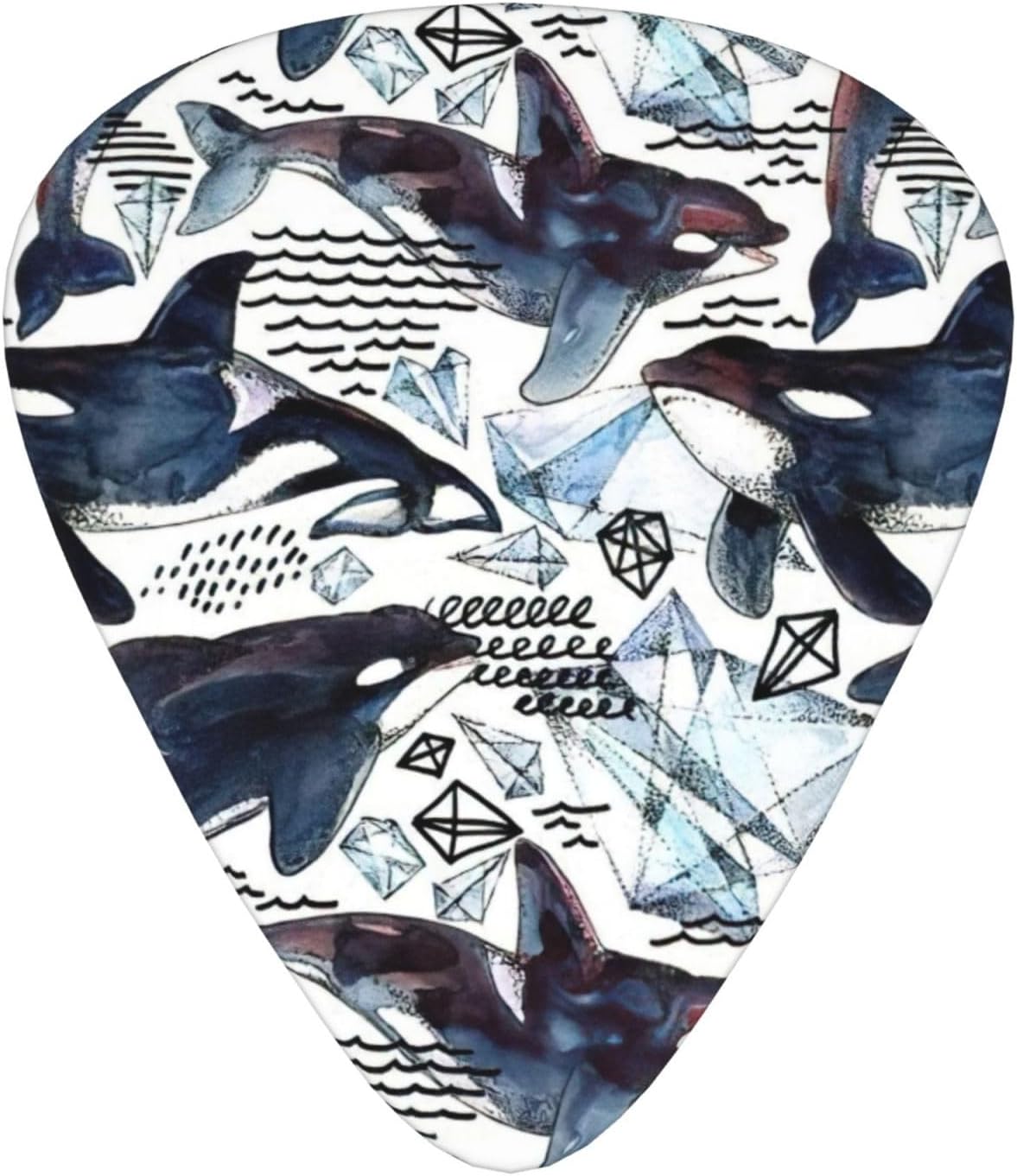 Amazon.co.jp シャチ プリント ギターピック バンドル ウクレレ ベース エレクトリック ギターピック アコースティックギター