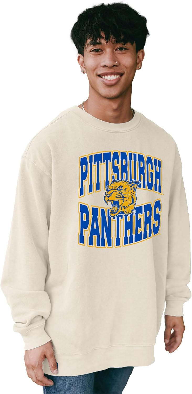 NCAA Officially Licensed Crewneck Sweatshirt Ringspun Vintage Vault Ivory