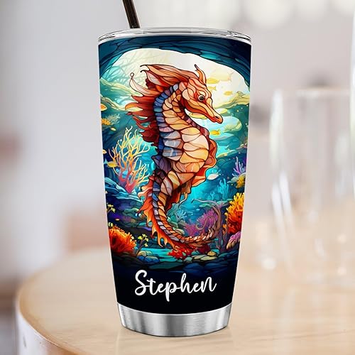 Miniatura 10 de Vaso de pato con tapas de 20 onzas, vaso de acero inoxidable aislado de pato personalizado, regalos para amantes de los animales de pato, tazas de