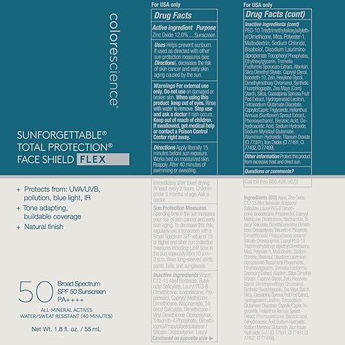 Miniatura 10 de Colorescience Protección Total Face Shield Flex SPF 50 18 fl oz