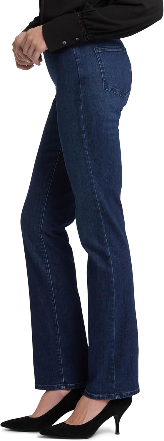 NYDJ Women's Pull-On Marilyn Straight Jeans - Effortless Comfort and Style, Women's Denim Straight Jeans for Daily Wear - Image 3