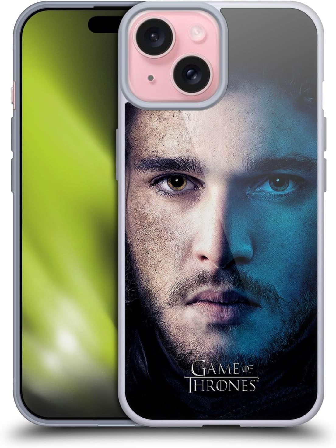Head Case Designs Officially Licensed HBO Game of Thrones Sandor Clegane Valar Morghulis Gel Case [Military Grade Protection] Compatible with Apple iPhone 15 and Compatible with MagSafe