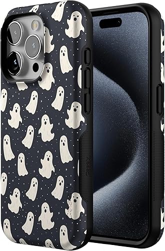 Vista 879 de Casely Funda para iPhone 15 Pro Jardín Secreto Flores mixtas Funda atrevida Compatible con MagSafe y botón de acción Jardín Secreto Floral