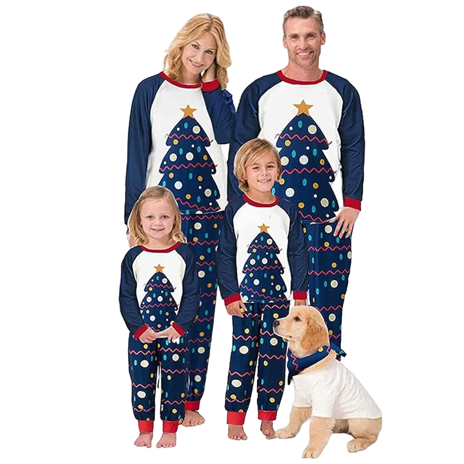 TEidea Pigiama Natale Famiglia Pigiami di Famiglia Abbinati di Natale - Abiti Coordinati per Adulti, Bambini E Bambini-C-Madre 3XL