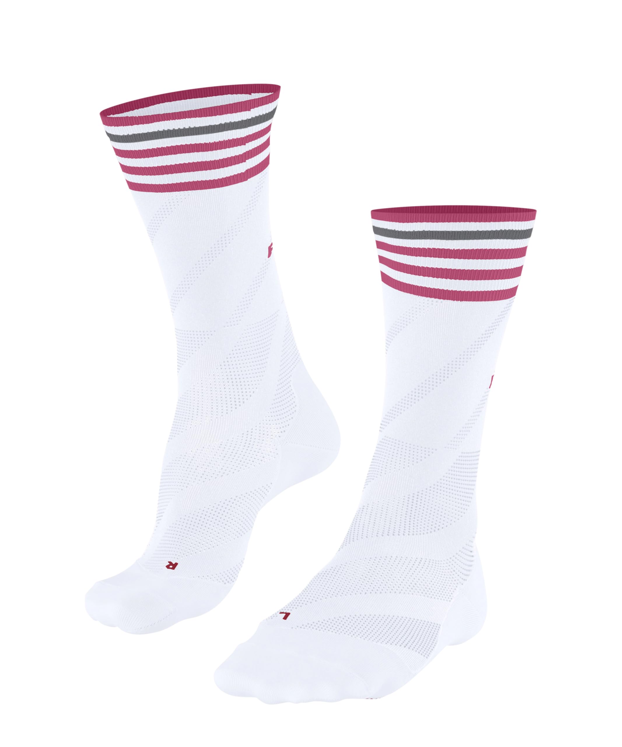 FALKE Women's RU Ultralight W So Functional Yarn Anti-Blister Running Socks 1 pair, White 2003, 4-5