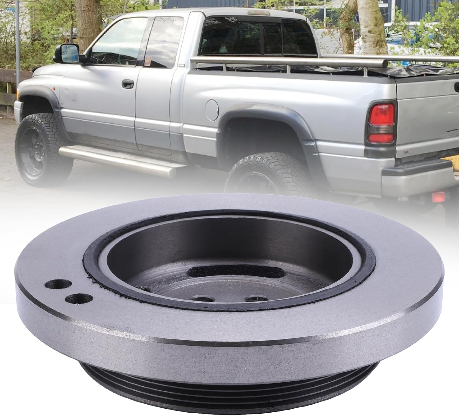 5.9 Cummins Harmonic Balancer Crankshaft Pulley Compatible with Dodge Ram 2500 1998-2002, for Freightliner FC70 FC80 FL50 FL60 FL70 FL80 Engine Harmonic Balancer VP44 24V 3915069 3958258G