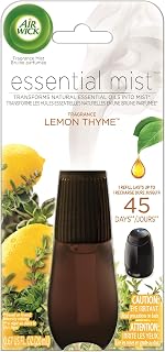 Essential Mist, Essential Oil Diffuser Refill, Lemon Thyme, 1ct, Air Freshener