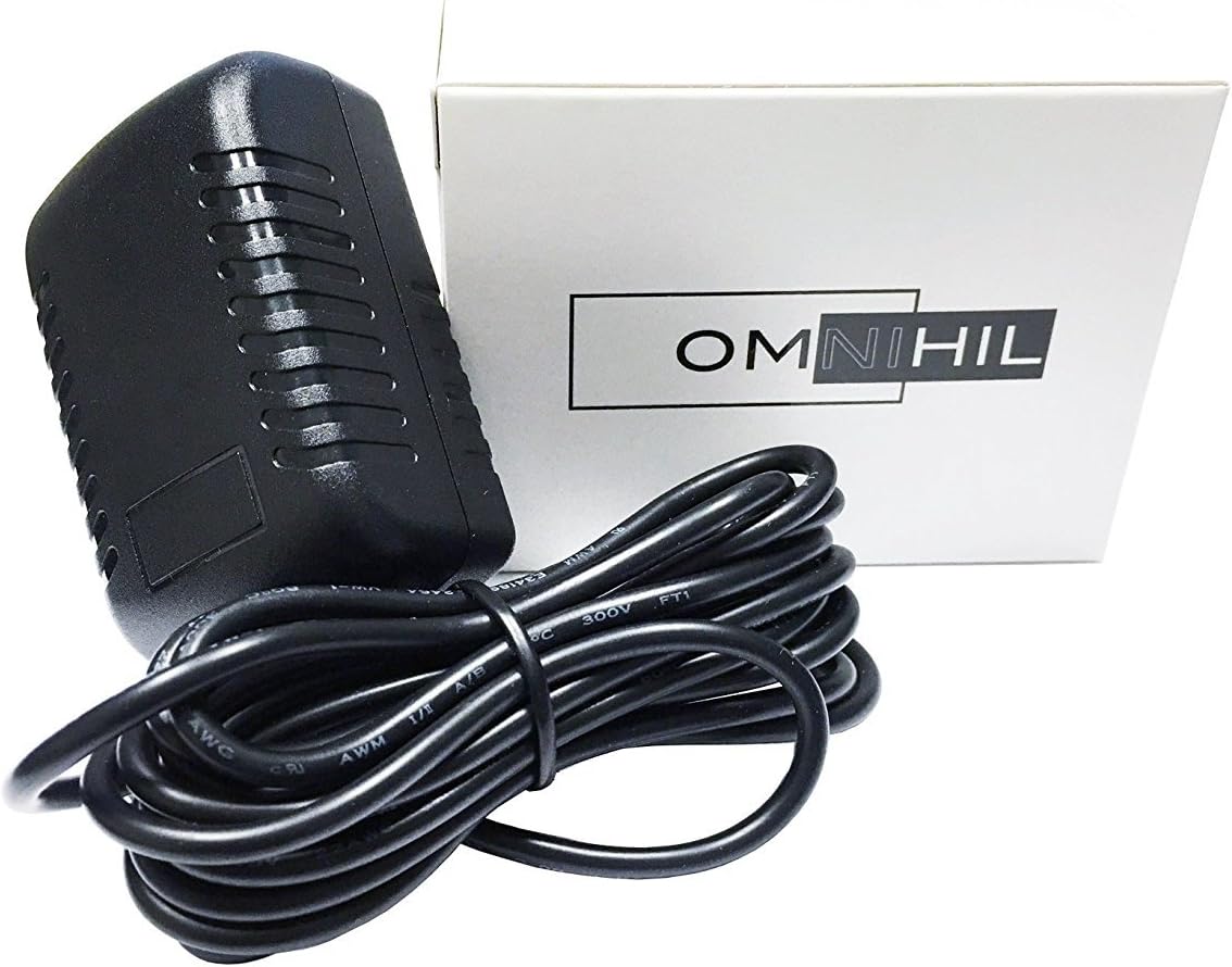 8 Feet Omnihil AC/DC Power Adapter 18V 1A (1000mA) 5.5x2.5millimeters Compatible with PetSafe ScoopFree Self Cleaning Litter Box