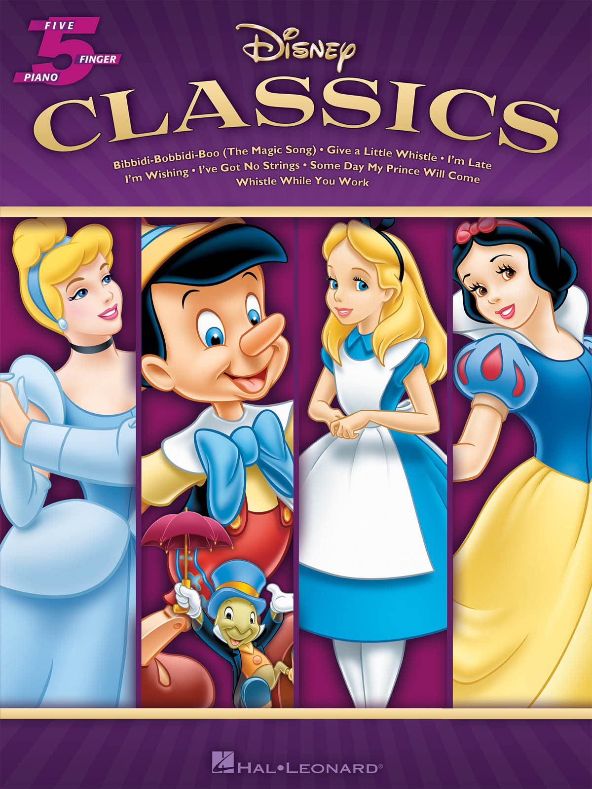 Disney classics piano: Five-Finger Piano - 8 Songs for Beginners