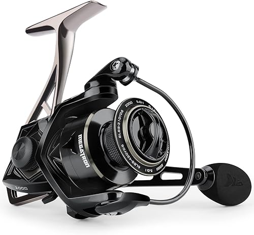 Miniatura 12 de KastKing Megatron Spinning Reel, Freshwater and Saltwater Spinning Fishing Reel, Rigid Aluminum Frame 7+1 Double-Shielded Stainless-Steel BB, Over