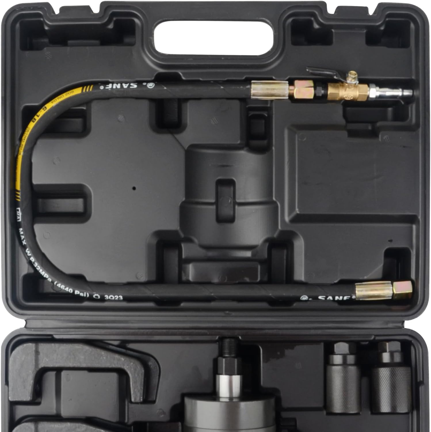 DAYUAN 24pcs Professional Pneumatic Diesel Injector Puller Air Vibration Injector Removal Tool Kit Set