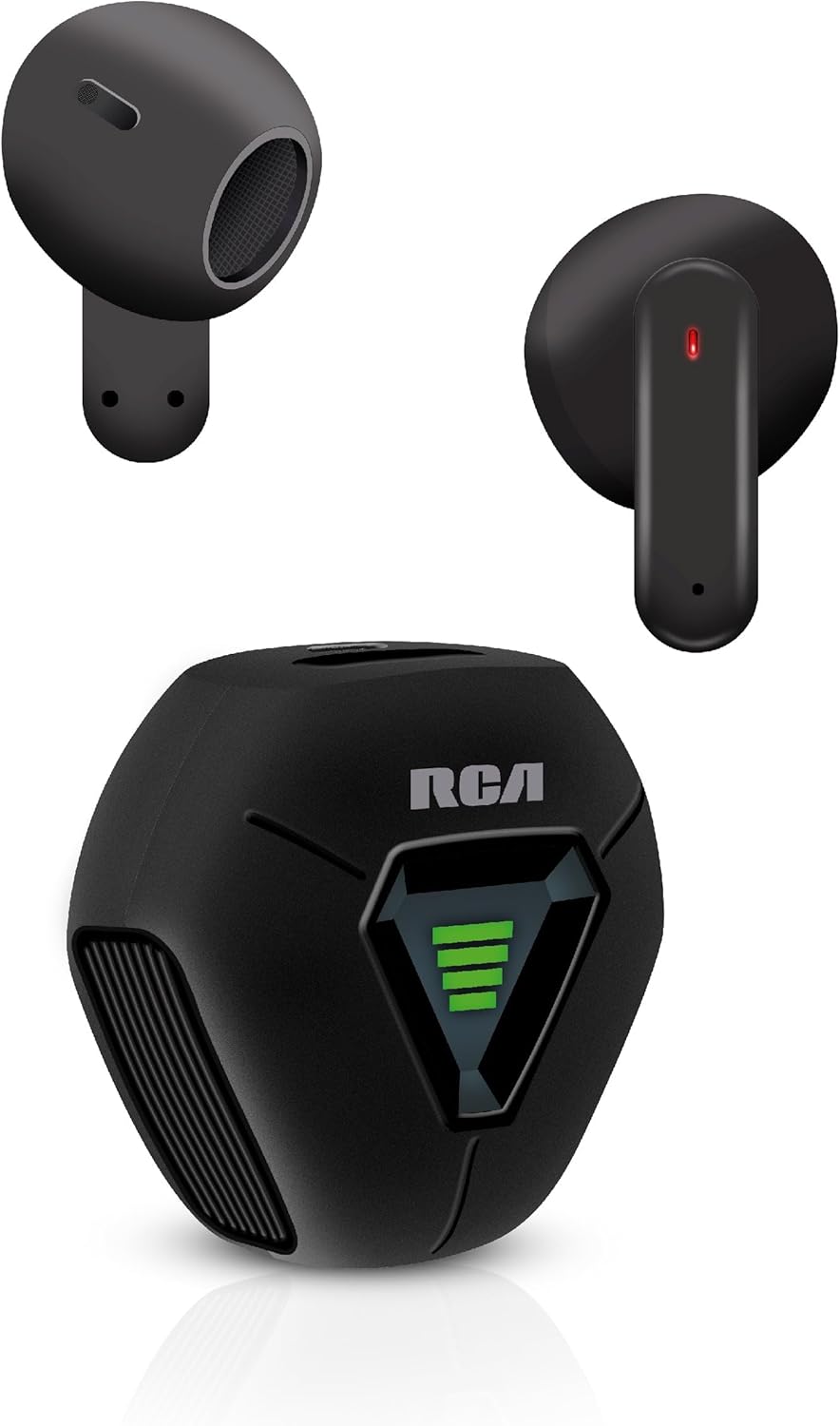 RCA Wave-78 True Wireless Earbuds and Charging Case