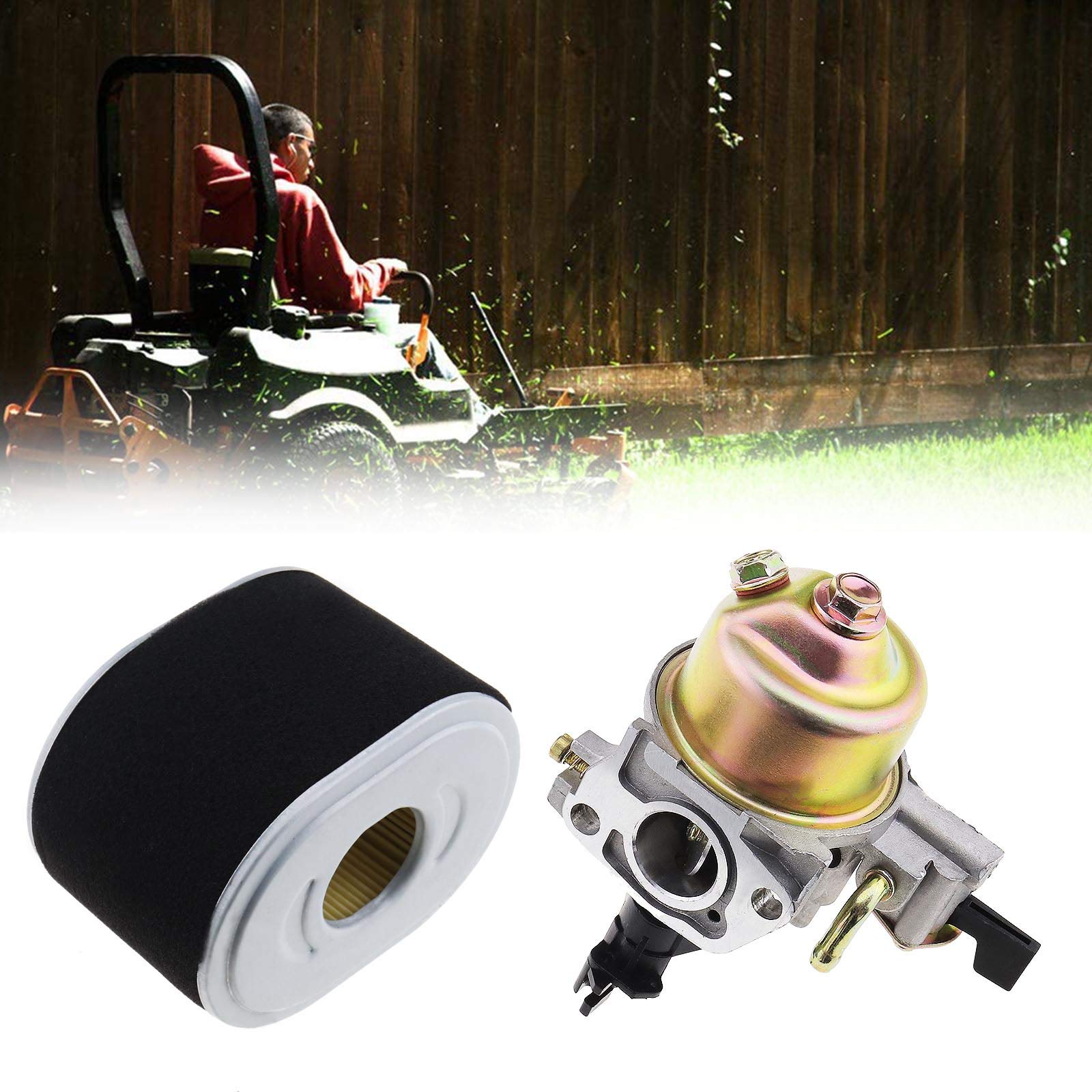 EMSea Vergaser Service Kit Kompatibel mit Honda GX140 GX160 GX200 (Vergaser, Dichtungen, Rückstoßstarter, Zündspule, Zündkerze, Luftfilter und Stoppschalter)