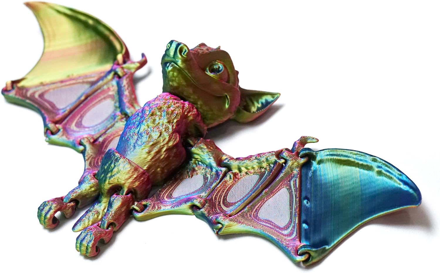 3D Printed bat Model,Articulated bat Toys,Surprise Fantasy Gifts, Flexible Joint Animal Figurines, 3D Printed Stuff,Stress Relief, Fidget restlessness, ADHD Toys