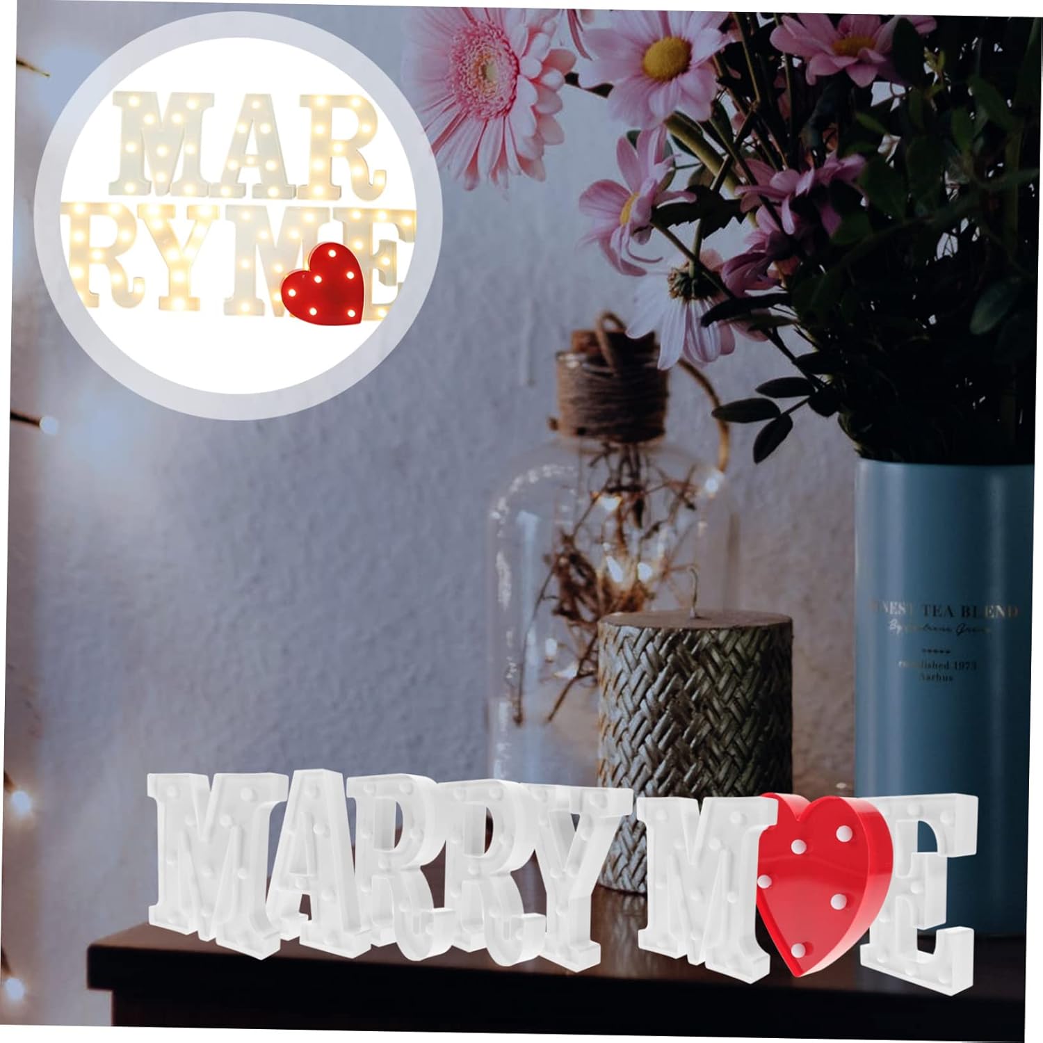 Cabilock 8pcs Led Alphabet Lights Battery-Powered Decorative Letter Signs for Weddings Birthdays Events Unique Home Decor for Parties Celebrations