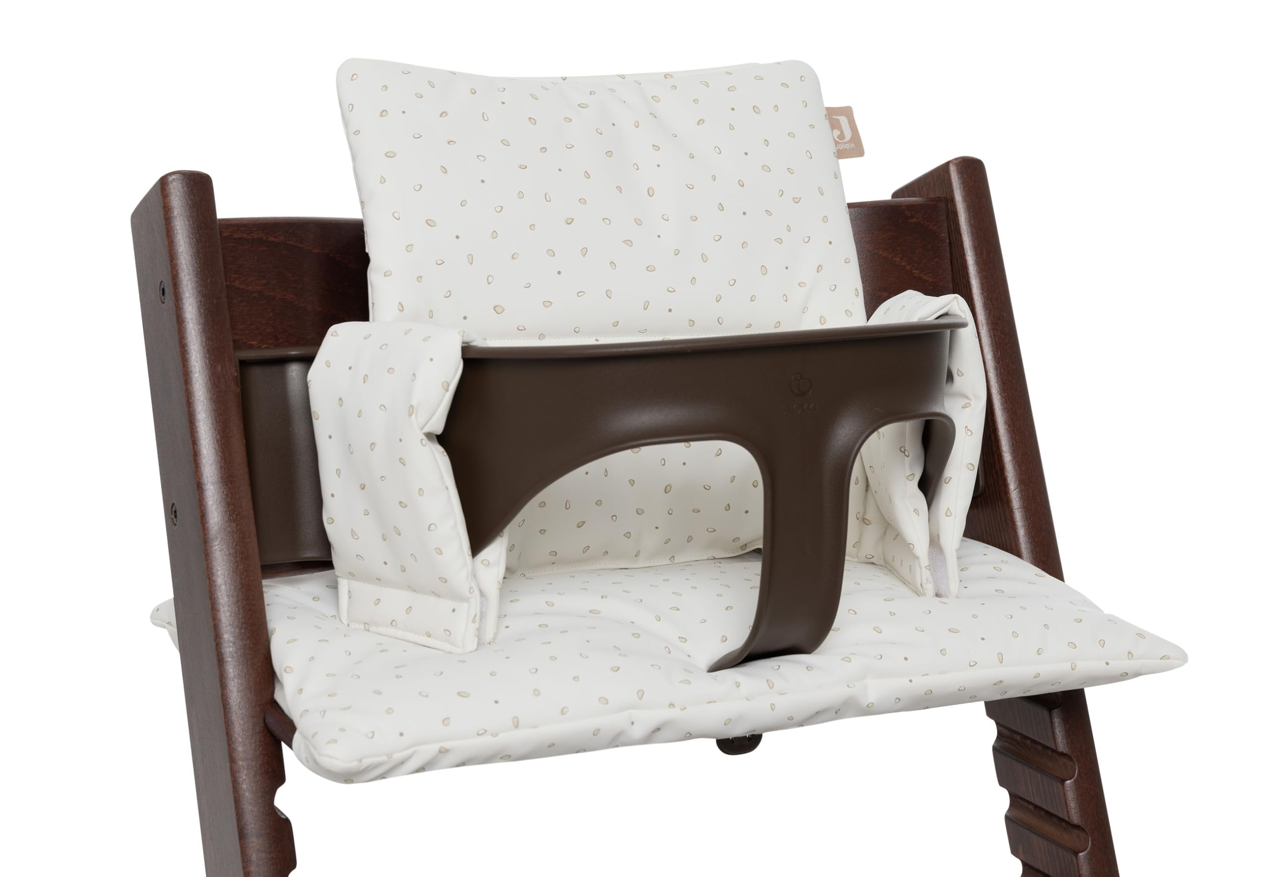 Jollein Réducteur de Chaise Haute - Leafy Dreams - Facile à Nettoyer - Coussin de Chaise Haute - 27x45x2 cm