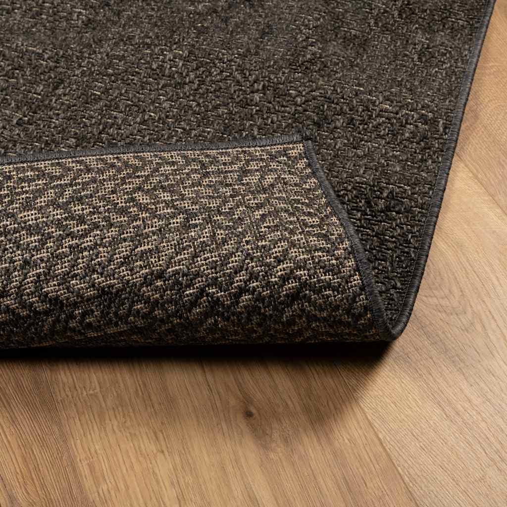 Teppich ZIZUR Anthrazit 160x230cm Jute-Optik Indoor und Outdoor,5.48kg,4010336