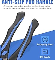 Vista 4 de Alicates Linesman de 6 pulgadas con construcción de acero cromo níquel de alta resistencia