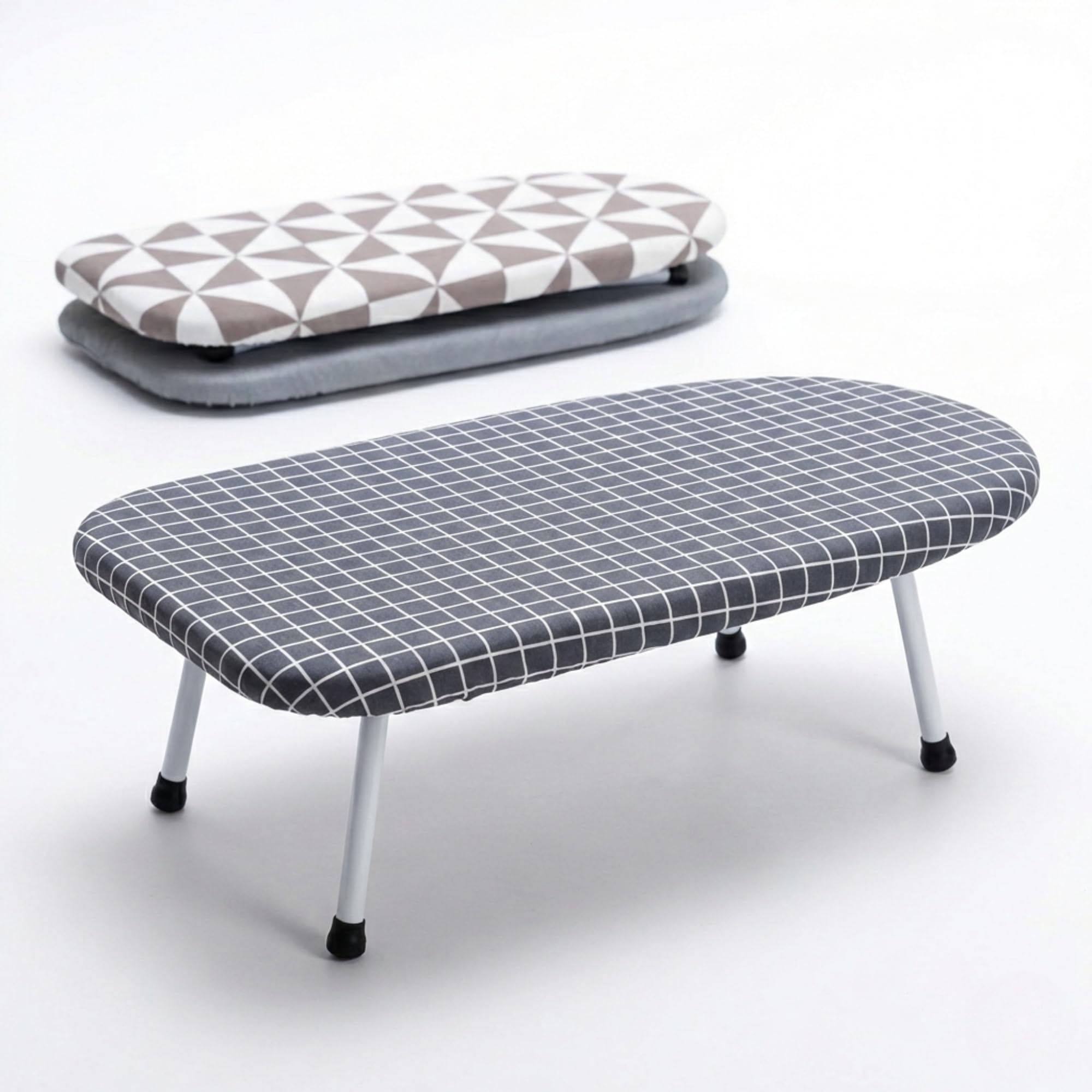 Mini Tábua de Passar Roupa Portátil de Mesa - Dobrável e Compacta - Envio em Estampas