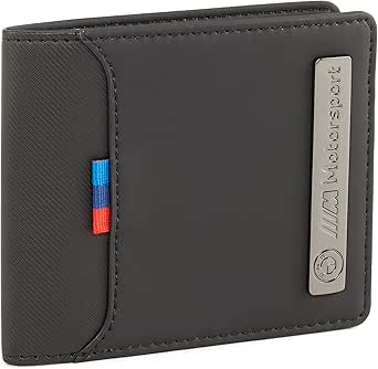 BMW Genuine M Motorsport Wallet Black 4 Card Holders Cash Credit Card ...